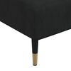 vidaXL L-shaped Sofa Black 279x140x70 cm Velvet