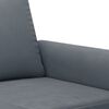 vidaXL 2 Piece Sofa Set with Pillows Dark Grey Velvet
