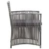 vidaXL Garden Armchairs with Cushions 2 pcs Anthracite Poly Rattan
