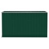 vidaXL Wall-mounted Garden Shed Green 118x288x178 cm Galvanised Steel