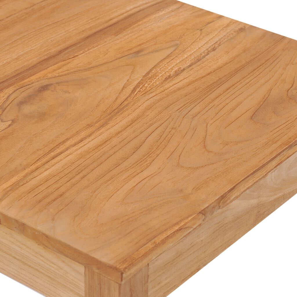 vidaXL Garden Bar Table 60x60x105 cm Solid Teak Wood