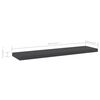 vidaXL Bookshelf Boards 8 pcs Grey 40x10x1.5 cm Engineered Wood