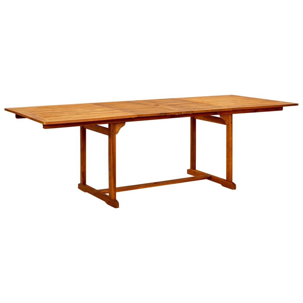 vidaXL 7 Piece Garden Dining Set Solid Wood Acacia