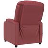vidaXL Massage Chair Wine Red Faux Leather