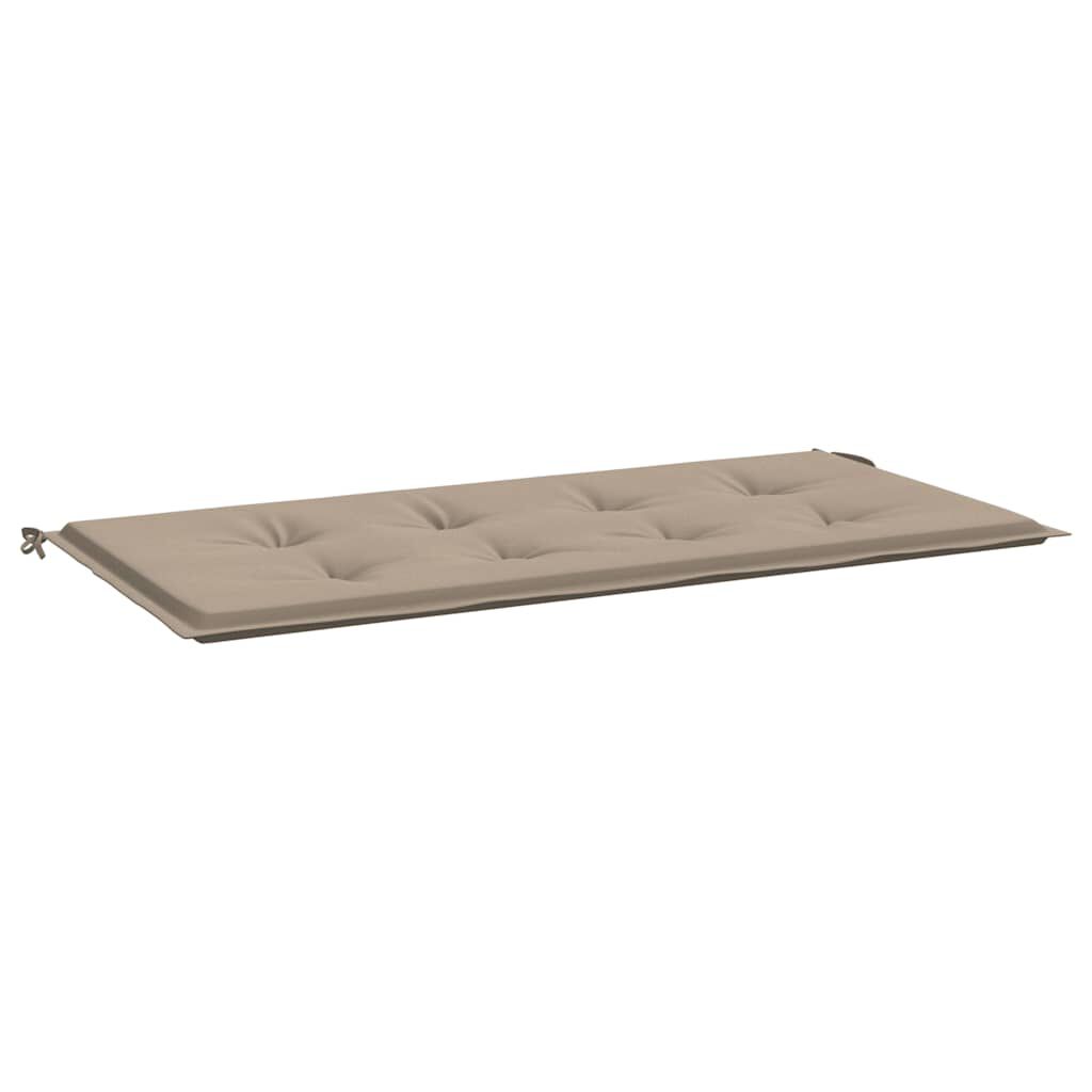 vidaXL Garden Bench Cushion Taupe 120x50x4 cm Oxford Fabric
