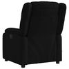 vidaXL Electric Massage Recliner Chair Black Fabric