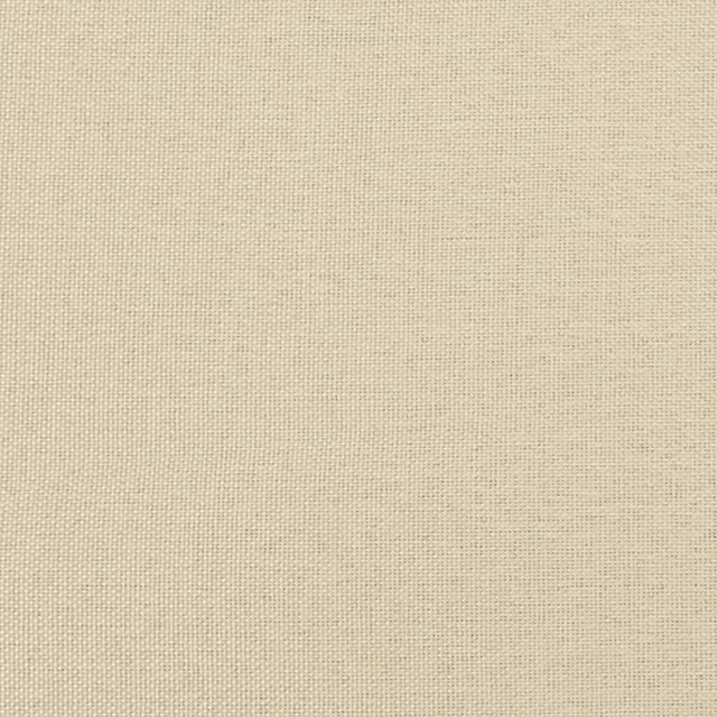vidaXL Massage Recliner Chair Cream Fabric
