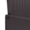 vidaXL Garden Chair 2 pcs Brown 53 x 49 x 85 cm PP