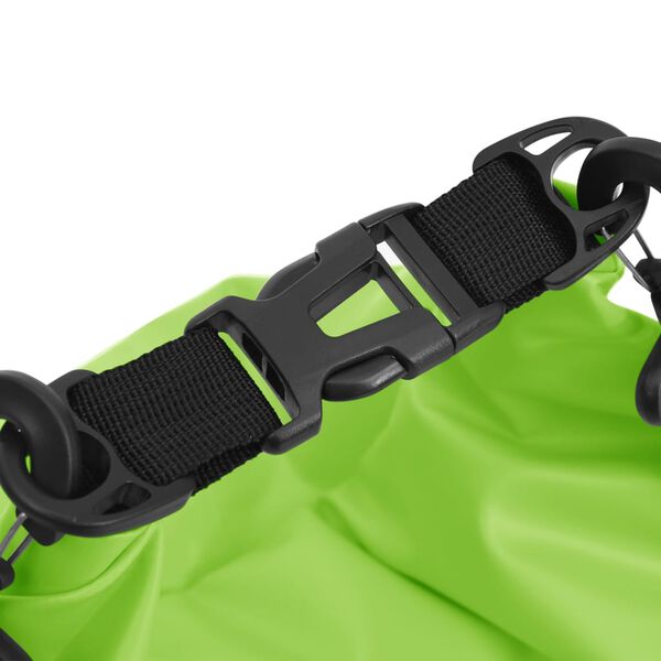 vidaXL Dry Bag Green 5 L PVC