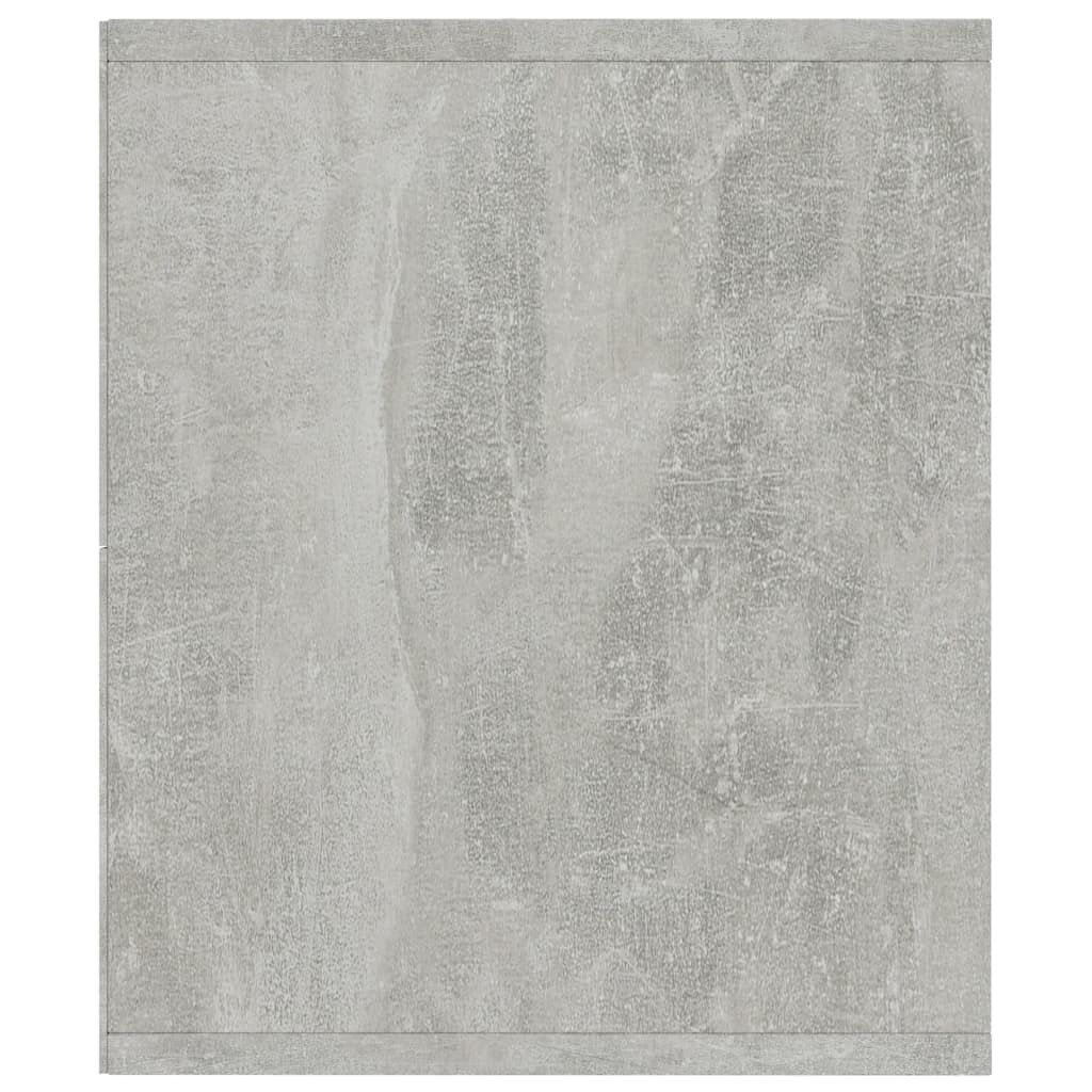vidaXL Book Cabinet/TV Cabinet Concrete Grey 143x30x36 cm
