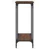 vidaXL Console Table Brown Oak 101x30.5x75 cm Engineered Wood