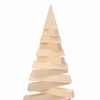 vidaXL Christmas Trees with Stand Natural 120 cm Solid pine wood