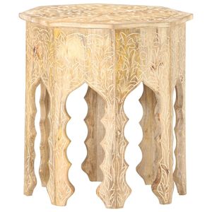 vidaXL Side Table Ø48 cm Solid Mango Wood