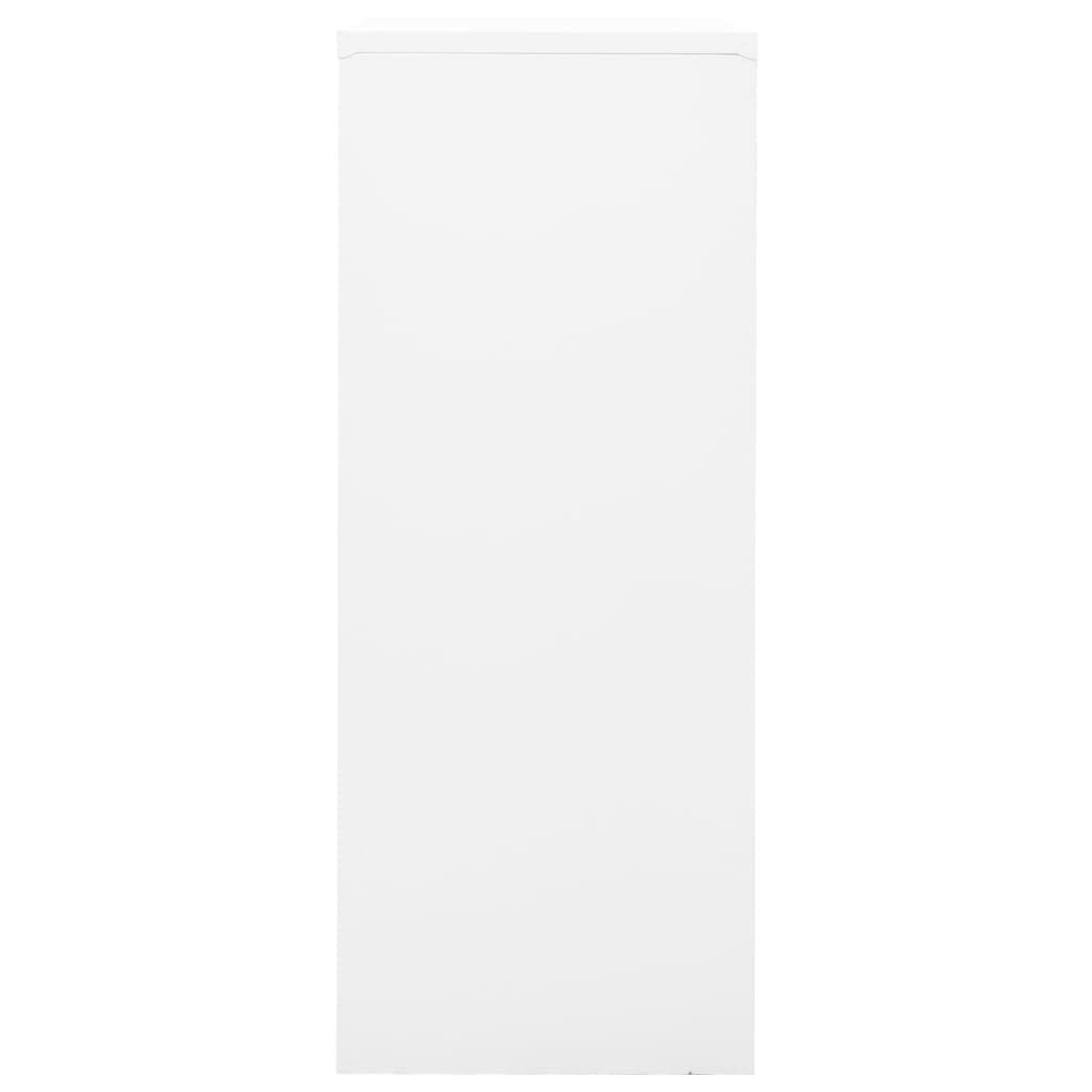 vidaXL Office Cabinet White 90x40x102 cm Steel