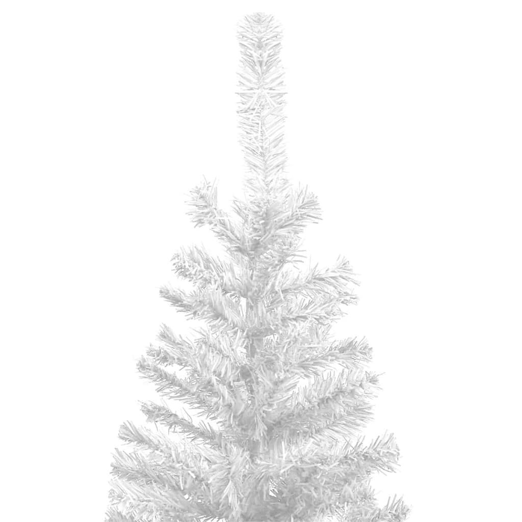 vidaXL Artificial Pre-lit Christmas Tree L 240 cm White