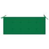 vidaXL Garden Bench with Cushion 120 cm Solid Acacia Wood