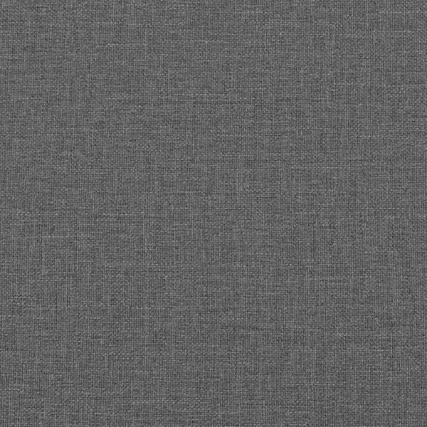 vidaXL Bed Frame without Mattress Dark Grey Full Fabric