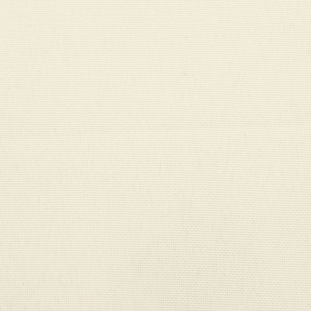 vidaXL Highback Chair Cushions 2 pcs Cream Oxford Fabric