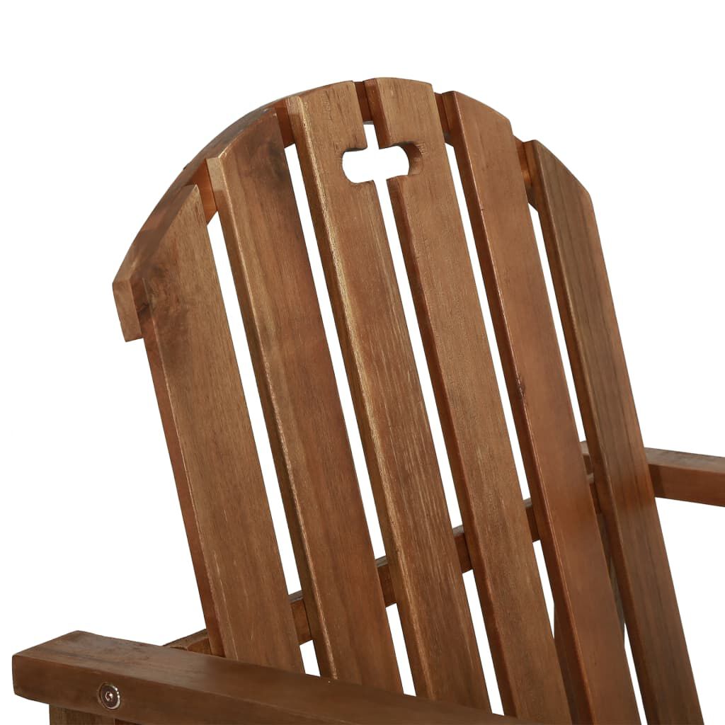 vidaXL 4 Piece Outdoor Lounge Set Solid Acacia Wood