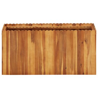 vidaXL Garden Raised Bed 100x30x50 cm Solid Acacia Wood