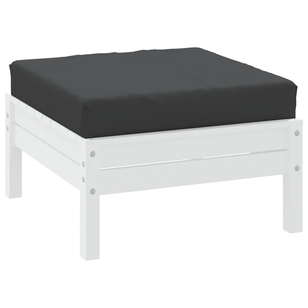 vidaXL Pallet Cushion Black 60x60x6 cm Oxford Fabric