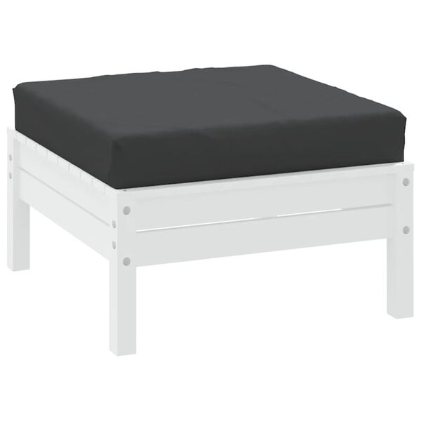 vidaXL Pallet Cushion Black 60x60x6 cm Oxford Fabric