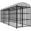 vidaXL Outdoor Dog Kennel with Roof 450x150x210 cm