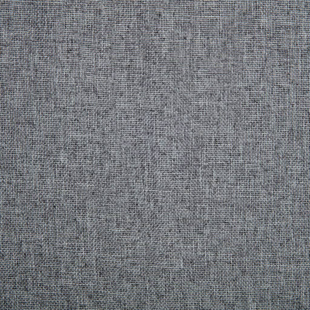 vidaXL Swivel Dining Chair Light Grey Fabric