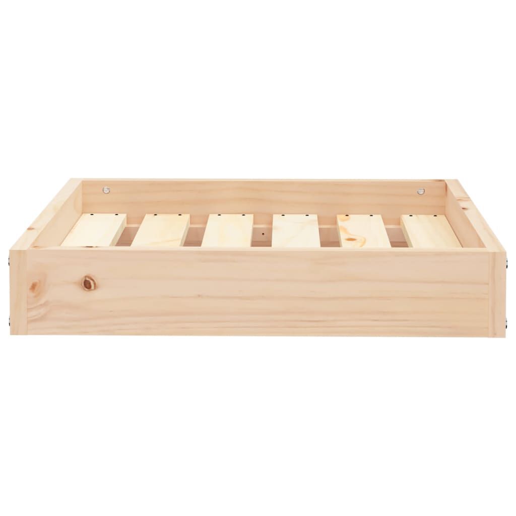 vidaXL Dog Bed 51.5x44x9 cm Solid Wood Pine