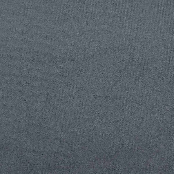 vidaXL Bench with Backrest Dark Grey 119.5x64.5x75 cm Velvet