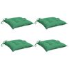 vidaXL Chair Cushions 4 pcs Green 50x50x7 cm Oxford Fabric