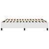 vidaXL Bed Frame without Mattress White California King Faux Leather (US Only)