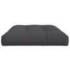 vidaXL Pallet Cushion Anthracite 120x80x12 cm Fabric