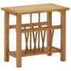 vidaXL Magazine Table 45x27x42 cm Solid Oak Wood
