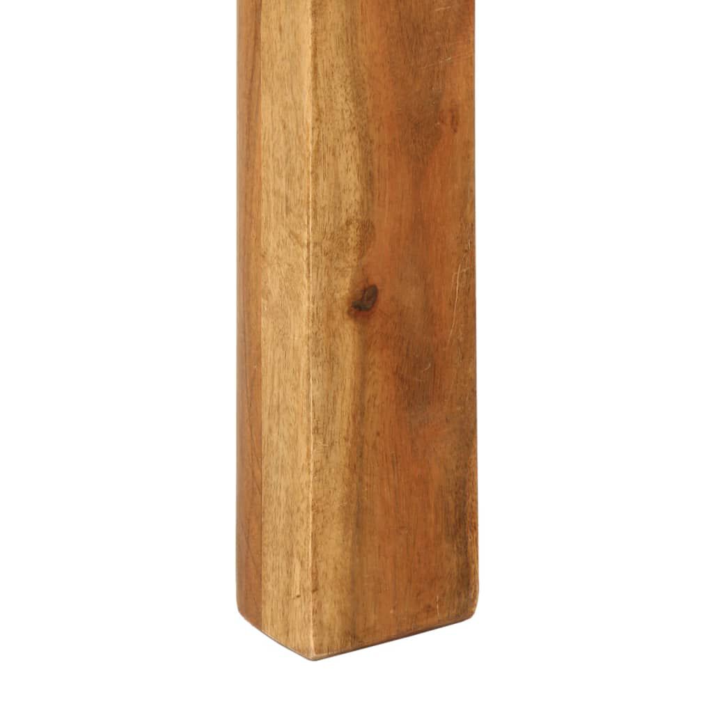 vidaXL Dining Table 110x55x76 cm Solid Wood Acacia