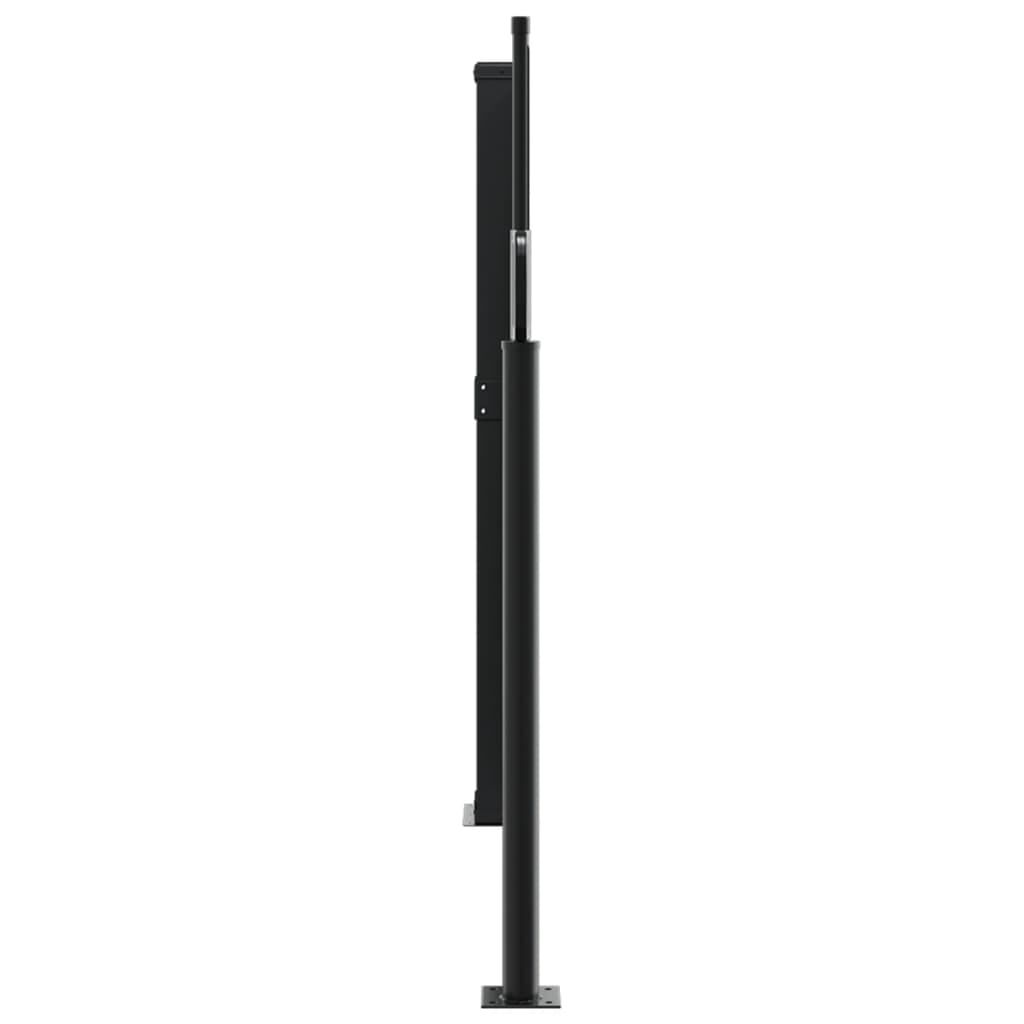 vidaXL Retractable Side Awning Anthracite 120x1000 cm