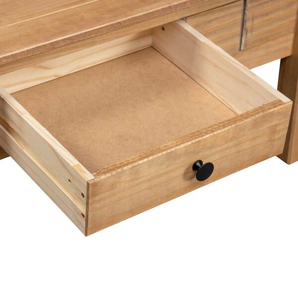 vidaXL Coffee Table 100x60x43.5 cm Solid Pine Wood Panama Range