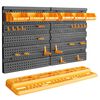 vidaXL Tool Wall 646x385 mm 26 Tool Holders PP