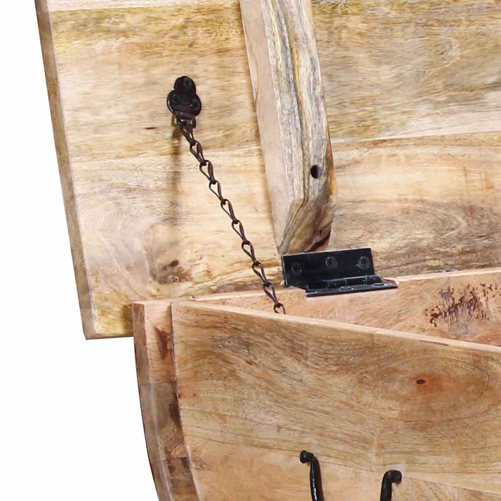 vidaXL Coffee Table Solid Mango Wood 88x50x40 cm