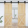 vidaXL Door NARVIK 70x210 cm Solid Wood Pine
