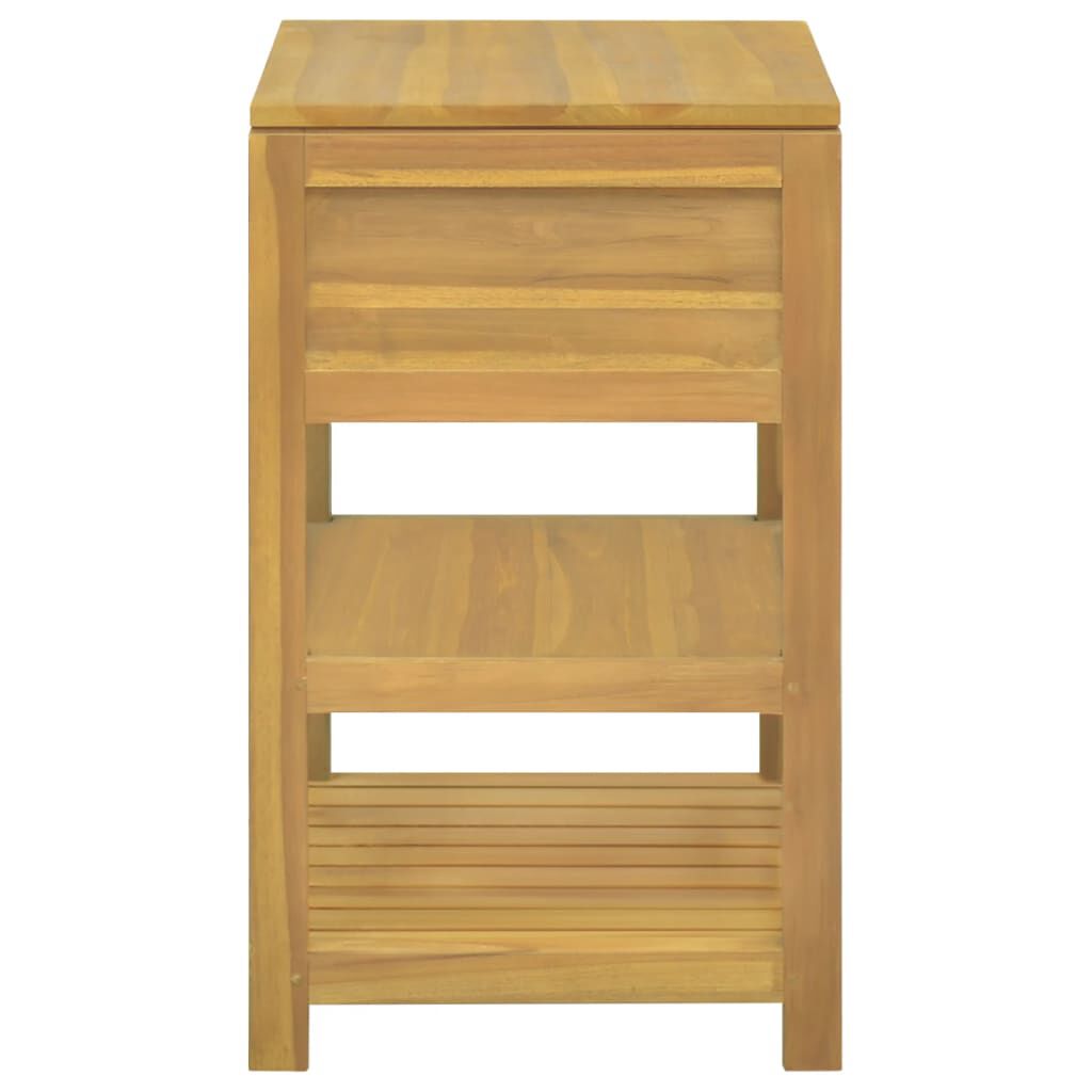 vidaXL Bathroom Cabinet 60x45x75 cm Solid Wood Teak