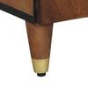 vidaXL Sideboard Honey brown 38 x 33.5 x 160 cm Solid Mango wood