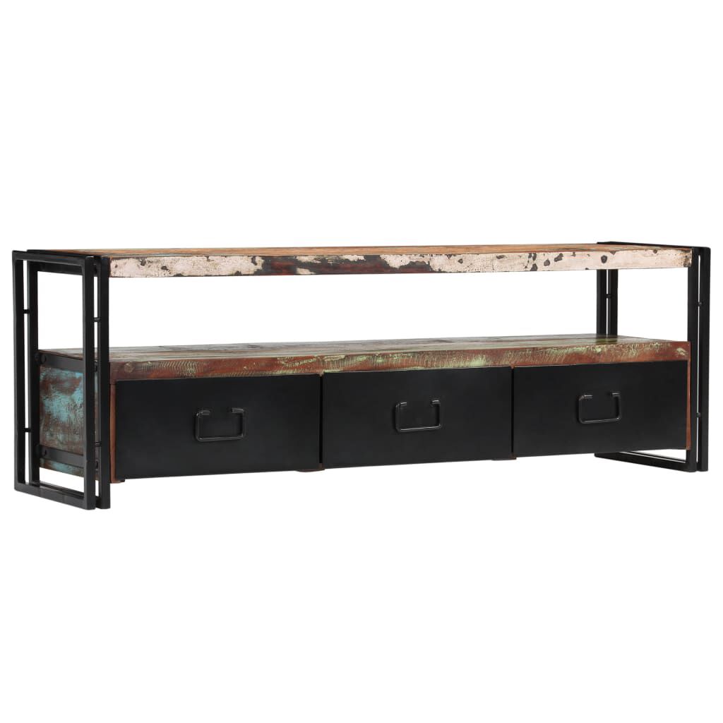 vidaXL TV Cabinet Solid Reclaimed Wood 120x30x40 cm