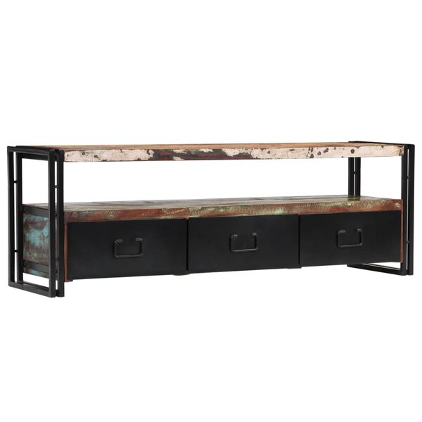 vidaXL TV Cabinet Solid Reclaimed Wood 120x30x40 cm
