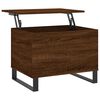 vidaXL Coffee Table Brown Oak 60x44,5x45 cm Engineered Wood