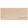 vidaXL Table Top 90x40x2.5 cm Rectangular Solid Wood Pine