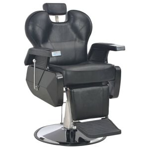 vidaXL Barber Chair Black 72x68x98 cm Faux Leather