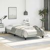 vidaXL Bed Frame without Mattress Light Grey 100x190 cm Twin Velvet