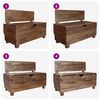 vidaXL Bench Solid Mahogany Wood 86x40x60 cm