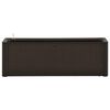 vidaXL Garden Raised Bed with Self Watering System Mocha 100x43x33 cm